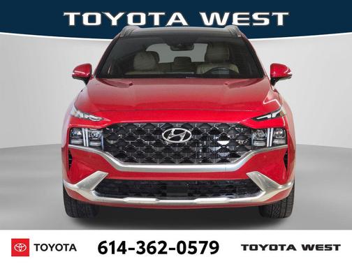 Calypso Red 2021 Hyundai SANTA FE Calligraphy