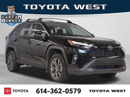 Midnight Black Metallic 2023 Toyota RAV4 Hybrid XLE Premium