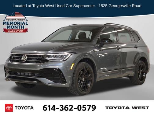 Platinum Gray Metallic 2023 Volkswagen Tiguan 2.0T SE R-Line Black 4MOTION
