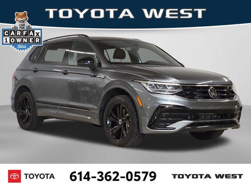 Platinum Gray Metallic 2023 Volkswagen Tiguan 2.0T SE R-Line Black 4MOTION