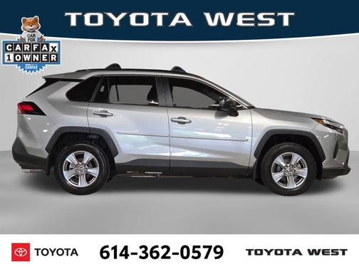 Silver Sky Metallic 2025 Toyota RAV4 Hybrid LE