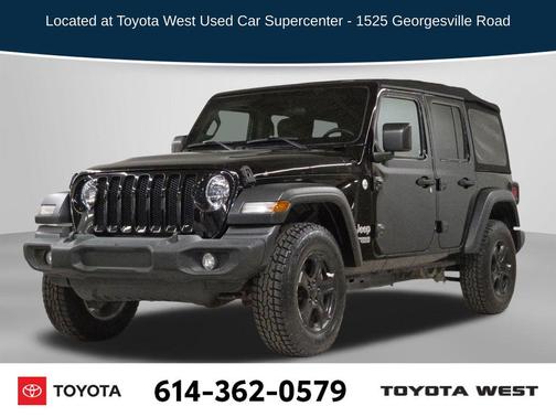 Black Clearcoat 2019 Jeep Wrangler Unlimited Sport