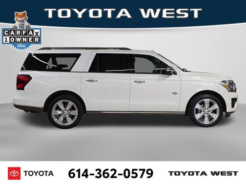 Star White Metallic Tri-Coat 2023 Ford Expedition Max King Ranch