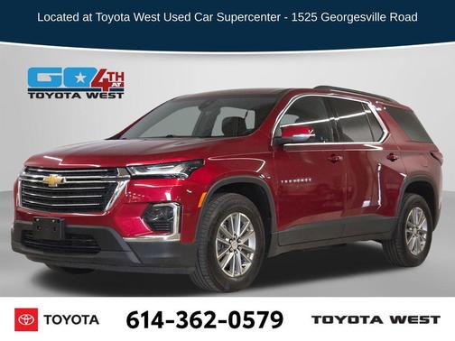 Radiant Red Tintcoat 2023 Chevrolet Traverse LT Cloth