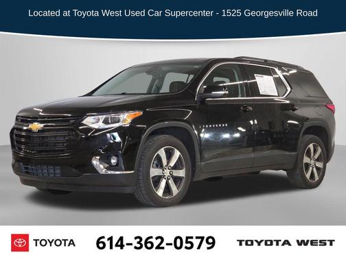 Mosaic Black Metallic 2021 Chevrolet Traverse LT Leather