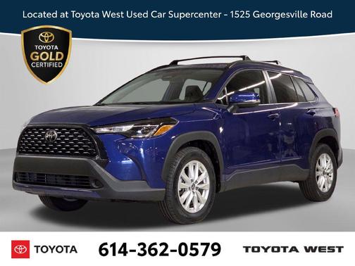 Blue Crush Metallic 2023 Toyota Corolla Cross LE