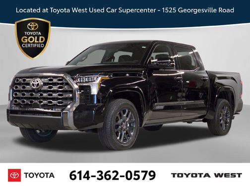 Midnight Black Metallic 2025 Toyota Tundra Platinum