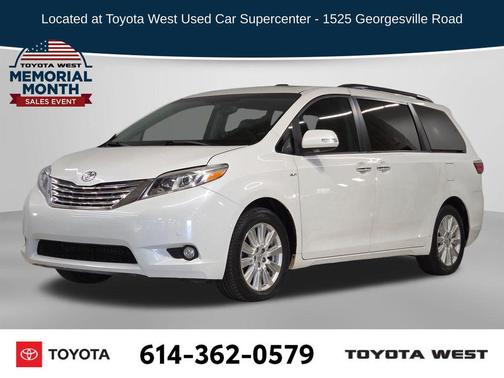 Blizzard Pearl 2017 Toyota Sienna Limited Premium