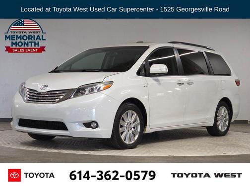 Blizzard Pearl 2017 Toyota Sienna Limited Premium