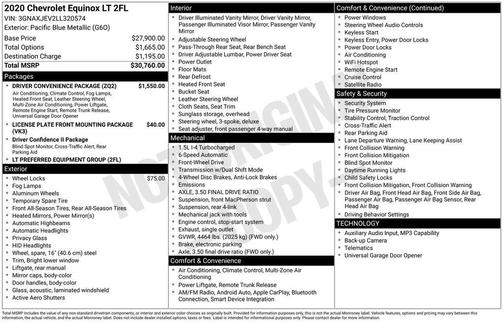 2020 Chevrolet Equinox 1LT