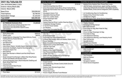 2021 Kia Telluride EX