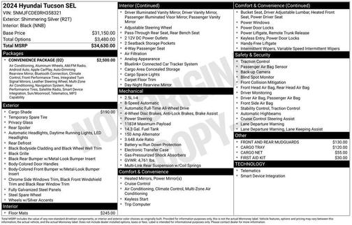 2024 Hyundai TUCSON SEL