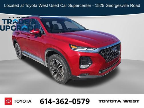 Scarlet Red 2019 Hyundai SANTA FE Limited 2.0T