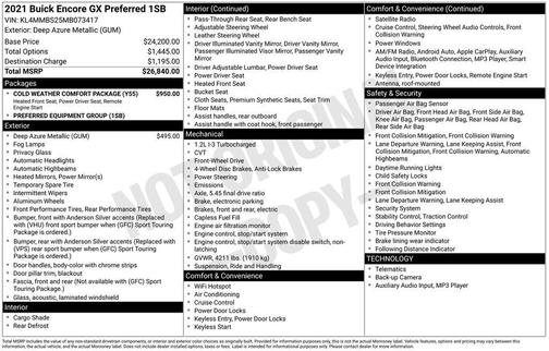 2021 Buick Encore GX Preferred