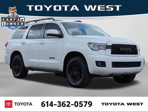 Super White 2020 Toyota Sequoia TRD Pro