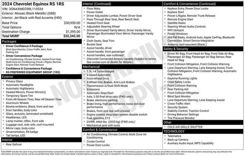 2024 Chevrolet Equinox FWD RS