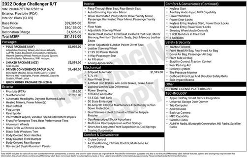 2022 Dodge Challenger R/T