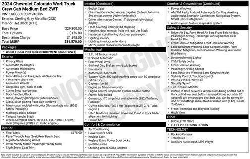 2024 Chevrolet Colorado WT