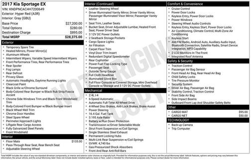 2017 Kia Sportage EX