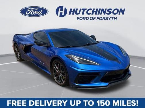 Elkhart Lake Blue Metallic 2023 Chevrolet Corvette STINGRAY W/2LT