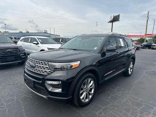 AGATE BLACK METALLIC 2021 Ford Explorer LIMITED