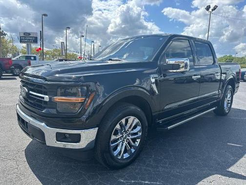 AGATE BLACK METALLIC 2024 Ford F-150 XLT
