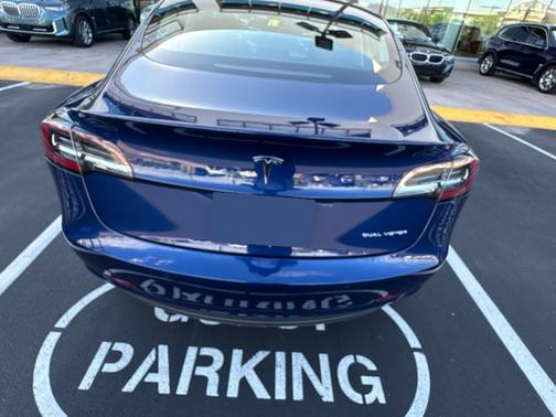 Deep Blue Metallic 2019 Tesla Model 3 Long Range