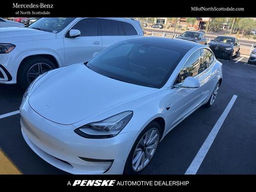Pearl White Multi-Coat 2020 Tesla Model 3 Long Range