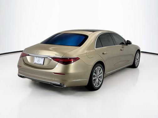 Gold 2023 Mercedes-Benz S-Class 4MATIC
