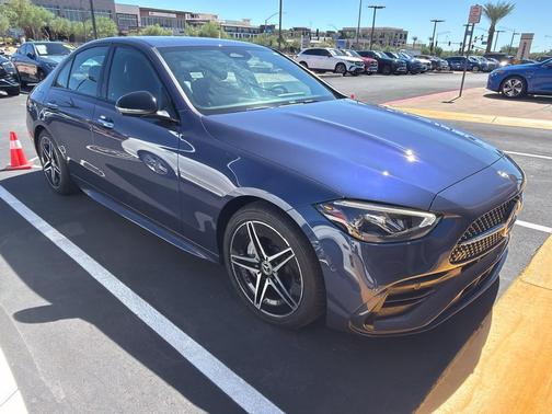 Blue 2024 Mercedes-Benz C-Class C 300