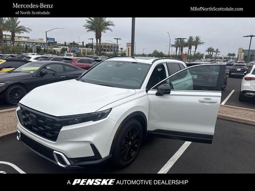 Platinum White 2024 Honda CR-V Hybrid Sport Touring AWD