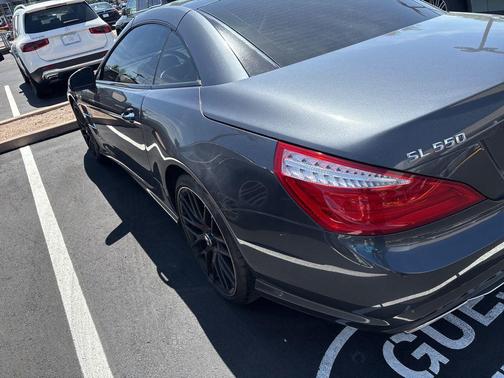 Gray 2015 Mercedes-Benz SL-Class SL 550