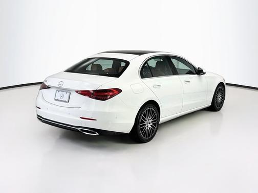 White 2025 Mercedes-Benz C-Class C 300