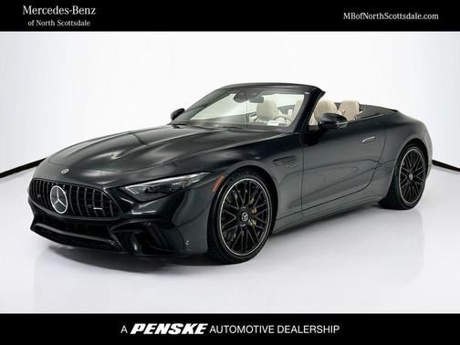 Obsidian Black Metallic 2022 Mercedes-Benz AMG SL 63 Base