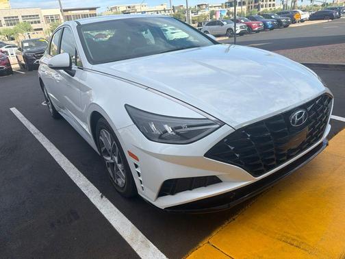 Quartz White 2021 Hyundai SONATA SEL