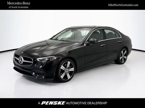 Black 2025 Mercedes-Benz C-Class C 300