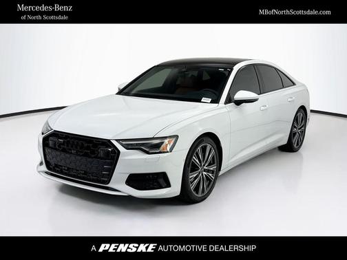 Glacier White Metallic 2024 Audi A6 45 Premium Plus