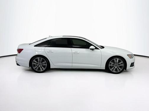 Glacier White Metallic 2024 Audi A6 45 Premium Plus