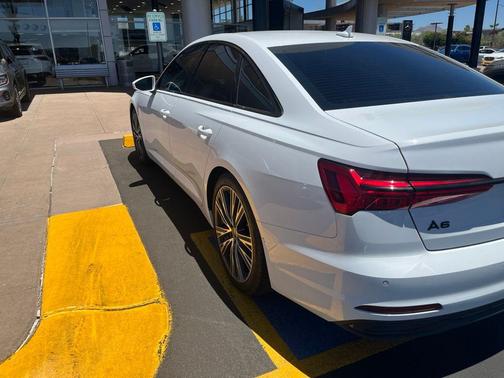 Glacier White Metallic 2024 Audi A6 45 Premium Plus