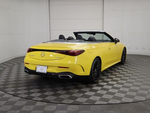 Sun Yellow 2026 Mercedes-Benz CLE 300 4MATIC Cabriolet