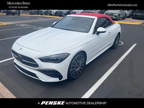 Moonlight White 2024 Mercedes-Benz CLE 450 4MATIC