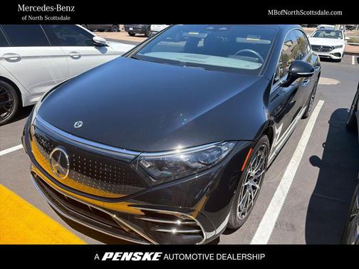 Black 2022 Mercedes-Benz EQS 450+ 4MATIC