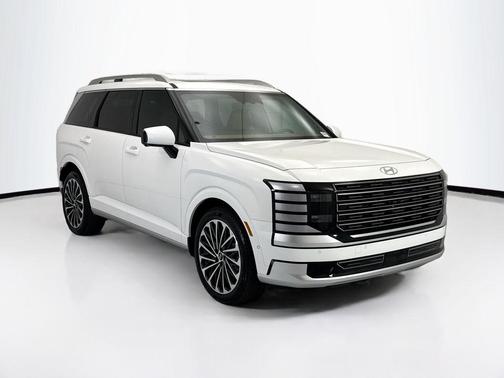 Creamy White Pearl 2026 Hyundai Palisade Hybrid Calligraphy