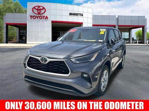 Magnetic Gray Metallic 2023 Toyota Highlander LE