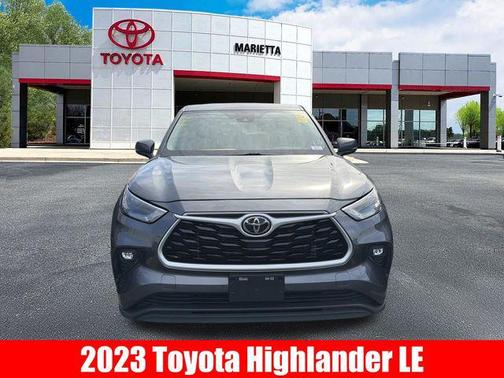 Magnetic Gray Metallic 2023 Toyota Highlander LE