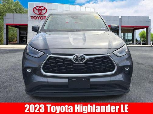 Magnetic Gray Metallic 2023 Toyota Highlander LE