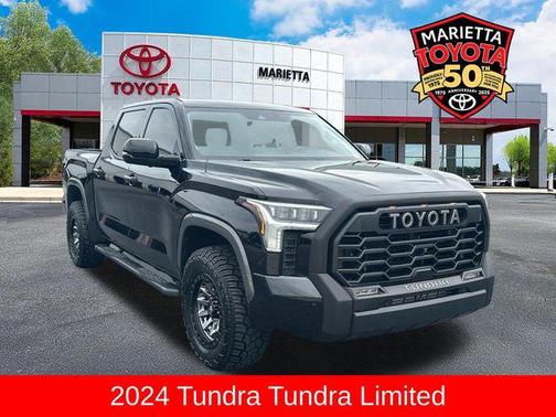 Midnight Black Metallic 2024 Toyota Tundra Limited