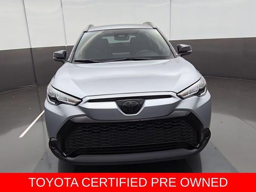Sonic Silver/Jet Black 2024 Toyota Corolla Cross Hybrid SE