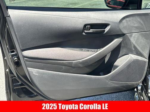 Midnight Black Metallic 2025 Toyota Corolla LE