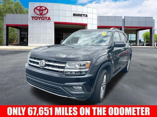 Deep Black Pearl 2019 Volkswagen Atlas 3.6L SE w/Technology